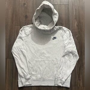 Nike Women’s Funnel Neck Hoodie Gray Pullover Size M